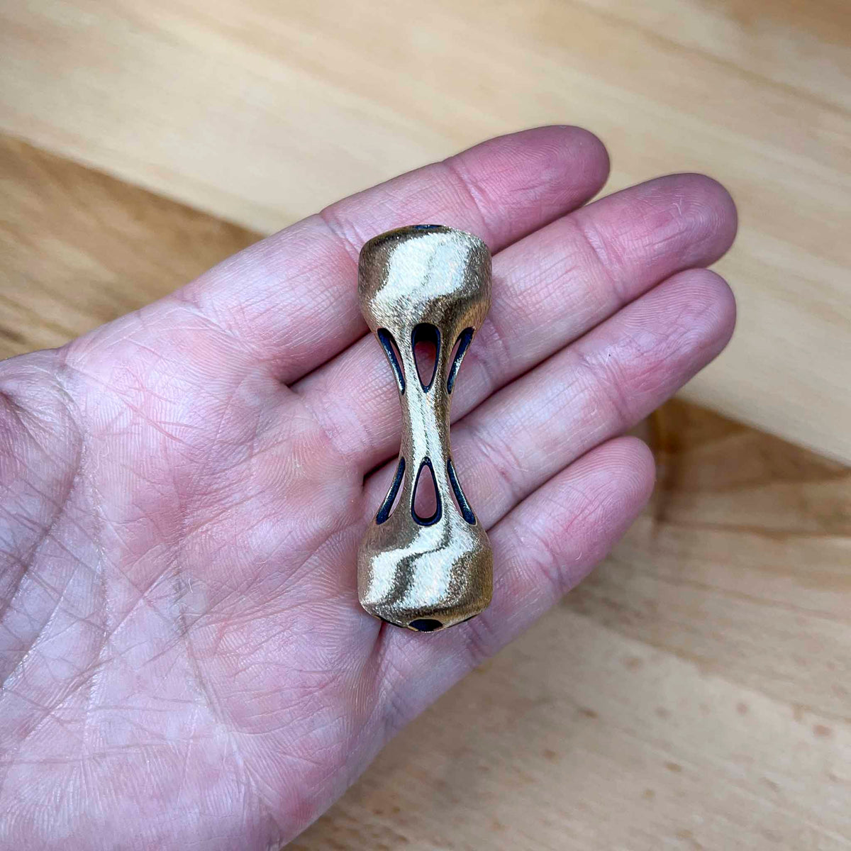 Cascade Knuckle Roller - Stone Finished Bronze – Mamba Metals