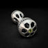 Cascade Knuckle Roller - Venom Edition - Brushed Sterling Silver with Peridot - Prototype #5