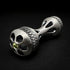 Cascade Knuckle Roller - Venom Edition - Brushed Sterling Silver with Peridot - Prototype #5