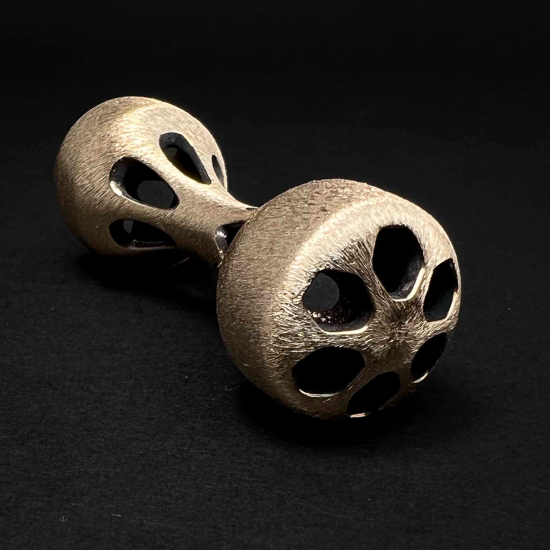 Cascade Knuckle Roller - Stone Finished Bronze – Mamba Metals