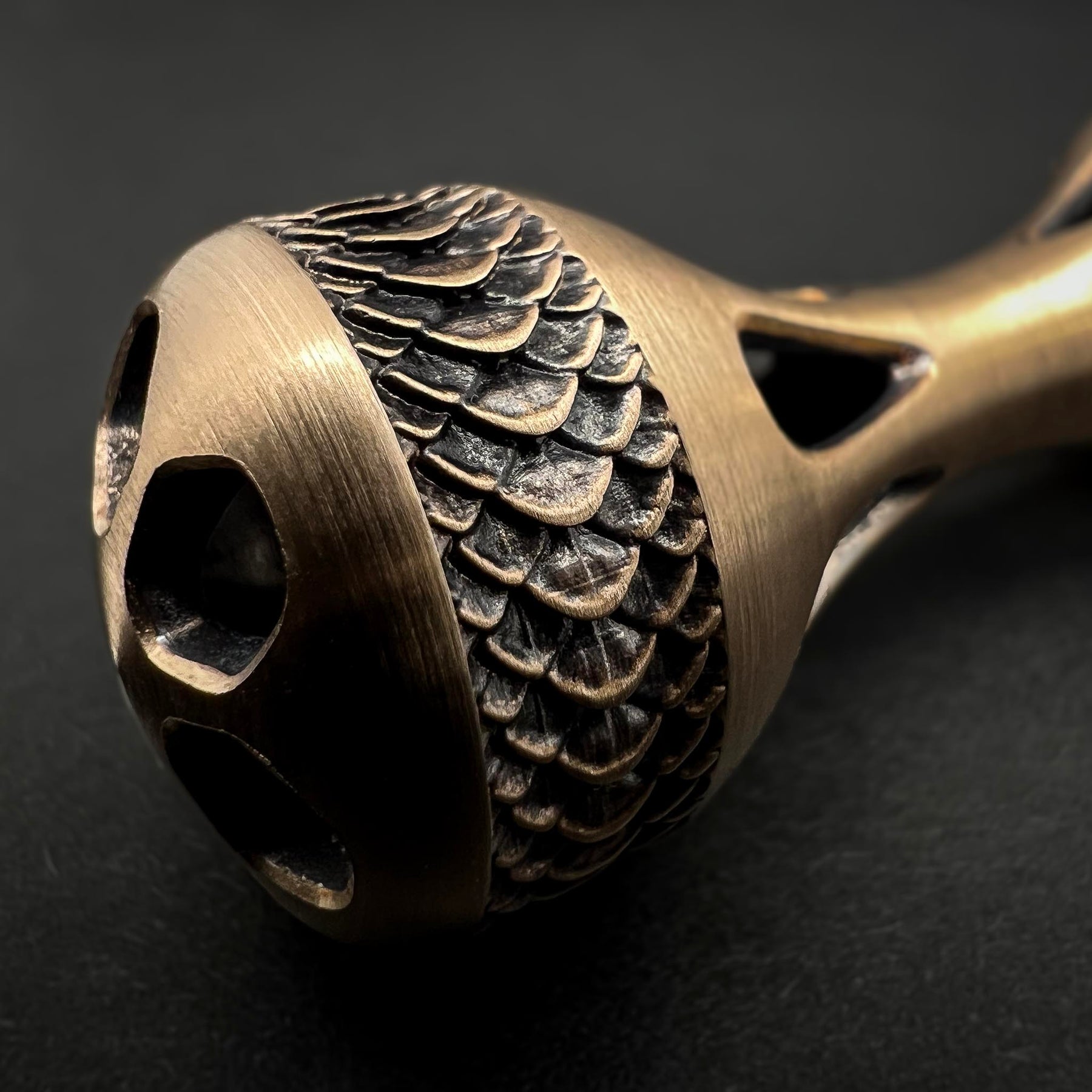 Cascade Knuckle Roller - Venom Edition - Brushed Bronze – Mamba Metals