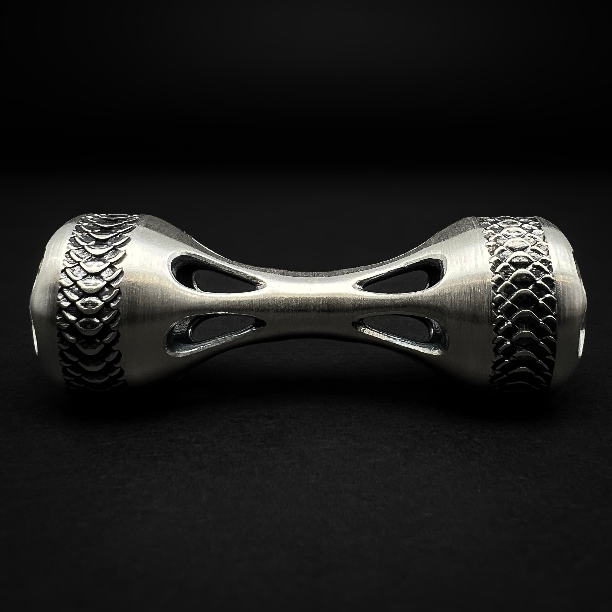 Cascade Knuckle Roller - Venom Edition - Brushed Sterling Silver