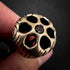 Cascade Knuckle Roller - Timber Edition - Satin Finished Bronze with Smoky Quartz - Prototype #11