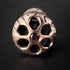 Cascade Knuckle Roller - Timber Edition - Satin Finished Bronze with Smoky Quartz - Prototype #11