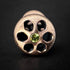 Cascade Knuckle Roller - Stone Finished Bronze with Peridot - Prototype #12