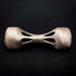 Cascade Knuckle Roller - Stone Finished Bronze with Peridot - Prototype #12
