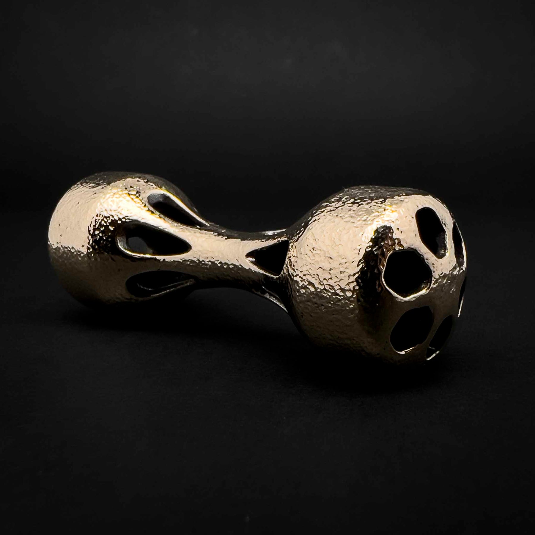 Cascade Knuckle Roller - Stipple Finished Bronze – Mamba Metals
