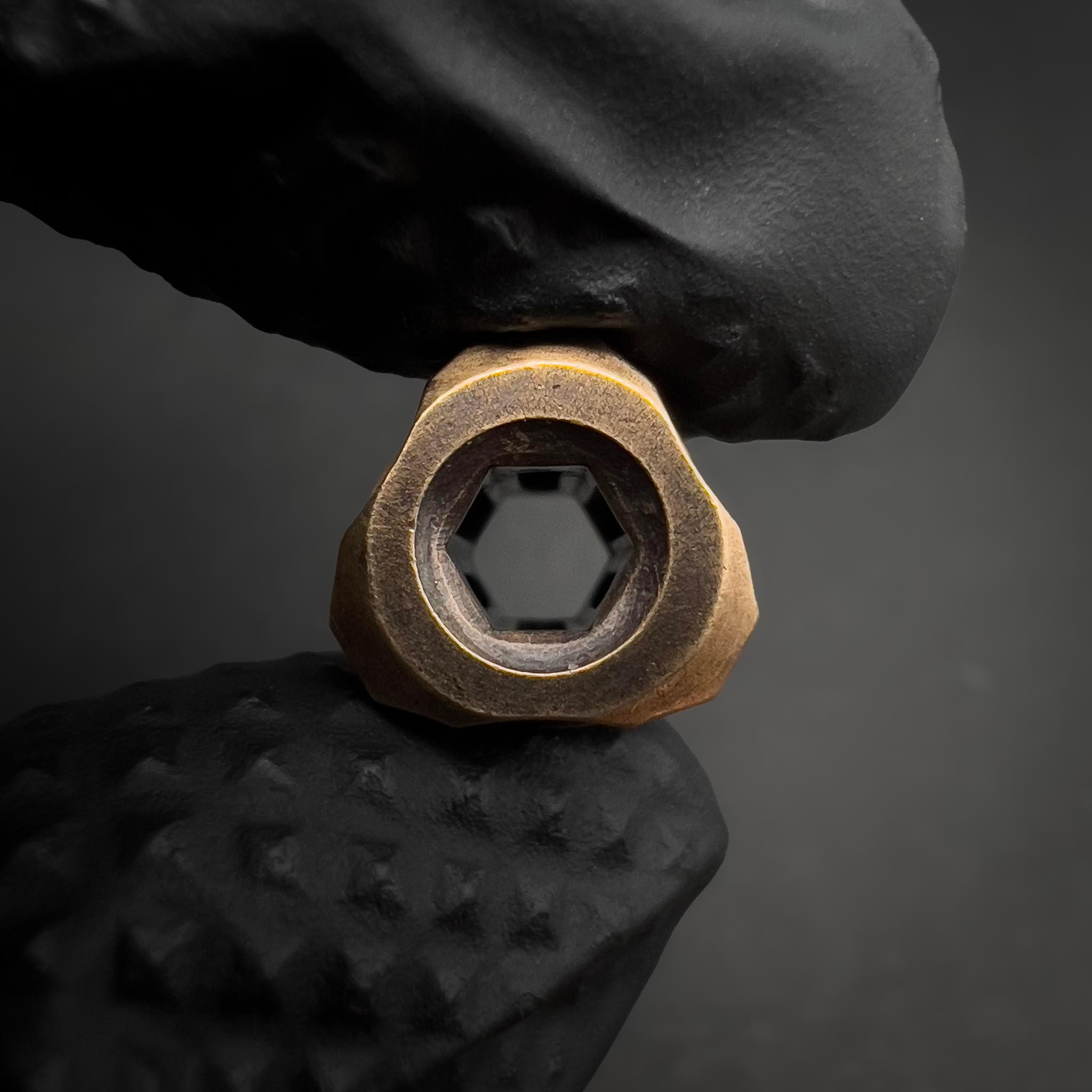 Mini Catalyst Lanyard Bead - Antique Finished Bronze