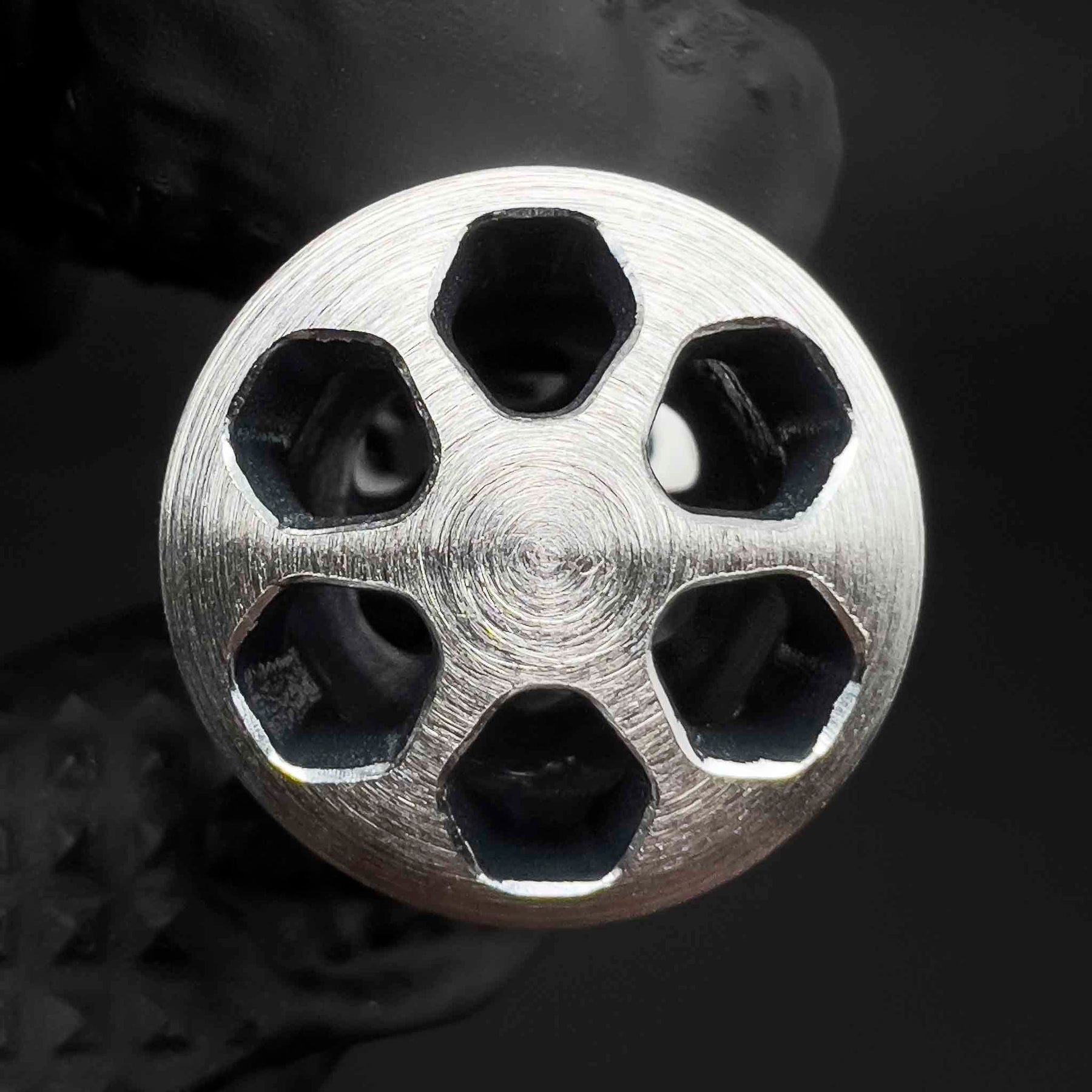 Cascade Knuckle Roller - Brushed Sterling Silver – Mamba Metals