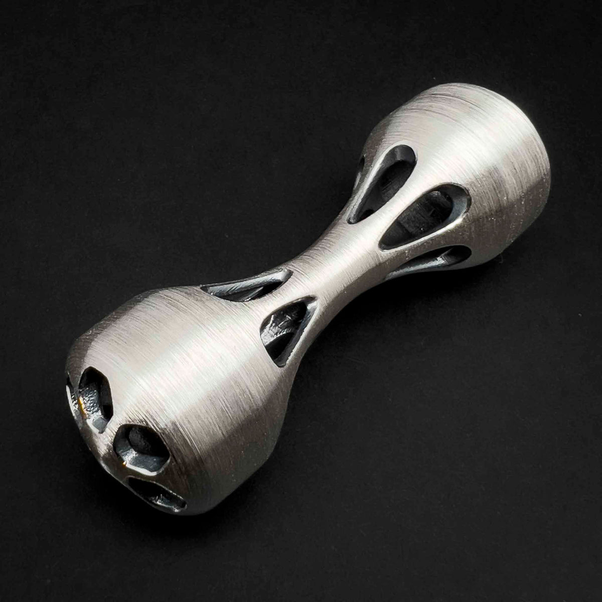 Cascade Knuckle Roller - Brushed Sterling Silver – Mamba Metals