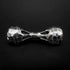 Cascade Knuckle Roller - Prototype #17 - Hammered Sterling Silver