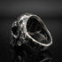Flint Skull Ring - Sterling Silver