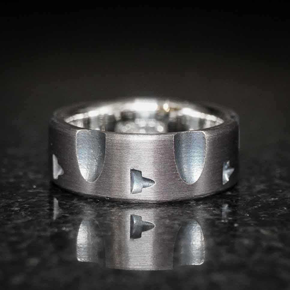 Outlaw - Oxidized Sterling Silver Ring